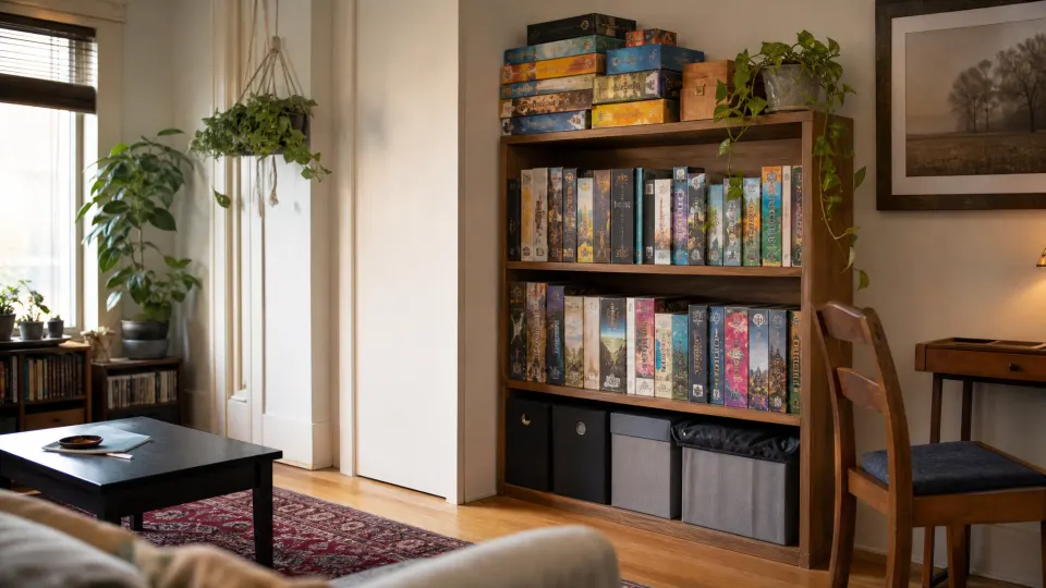 Board Game Storage Ideas for Small Homes traffic paths diagram